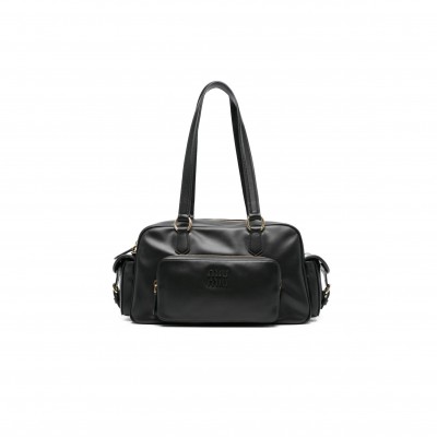 MIU MIU LEATHER TOP-HANDLE TOTE BAG 5BB179 (32*19*14cm)